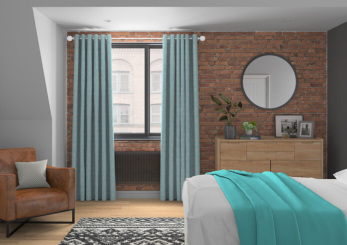 Boudoir, Peacock - Made to Measure Curtains - Image 5